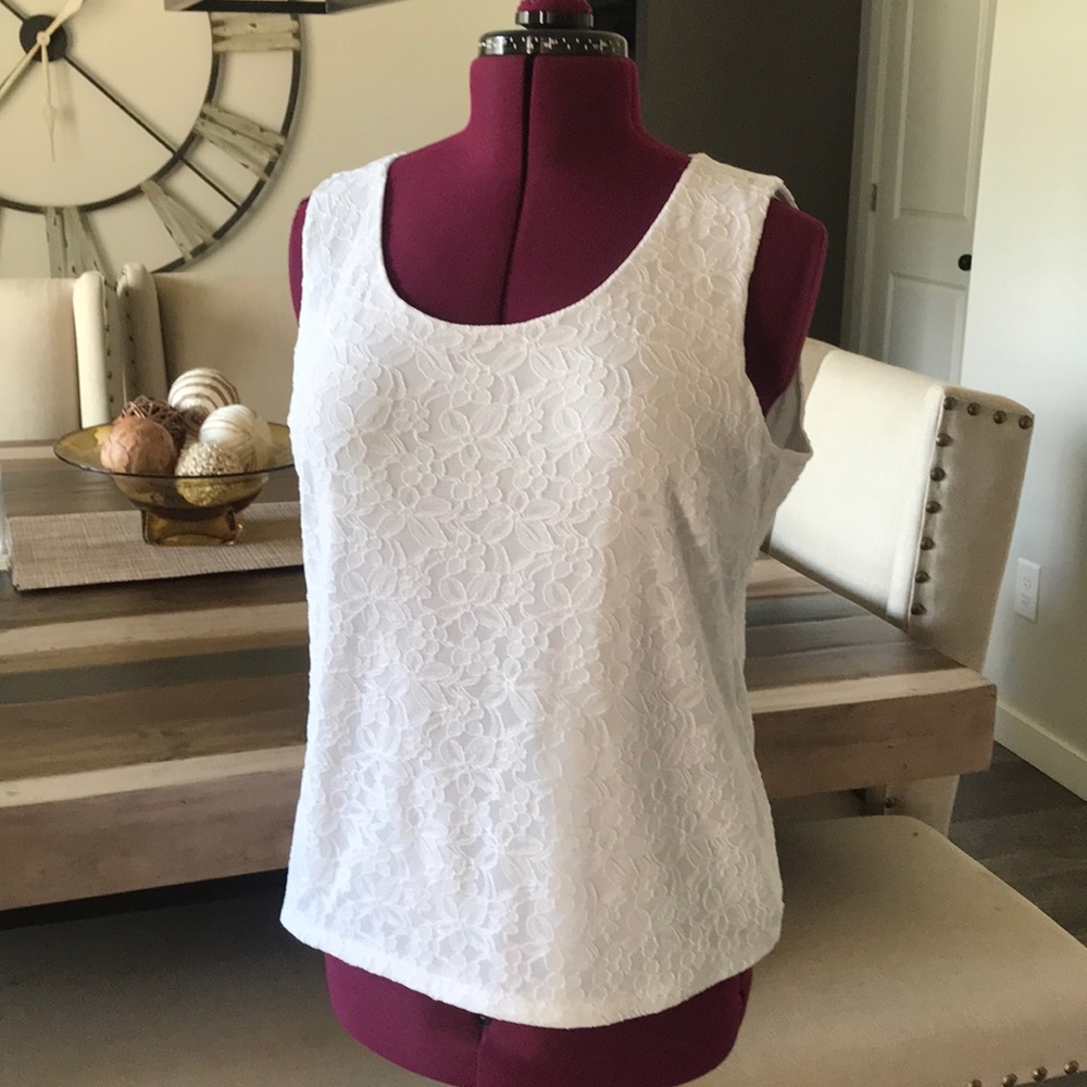 Dana Buchman Lacy Top XL